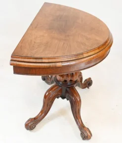 Pamono Victorian Walnut Card Table, 1860 Online