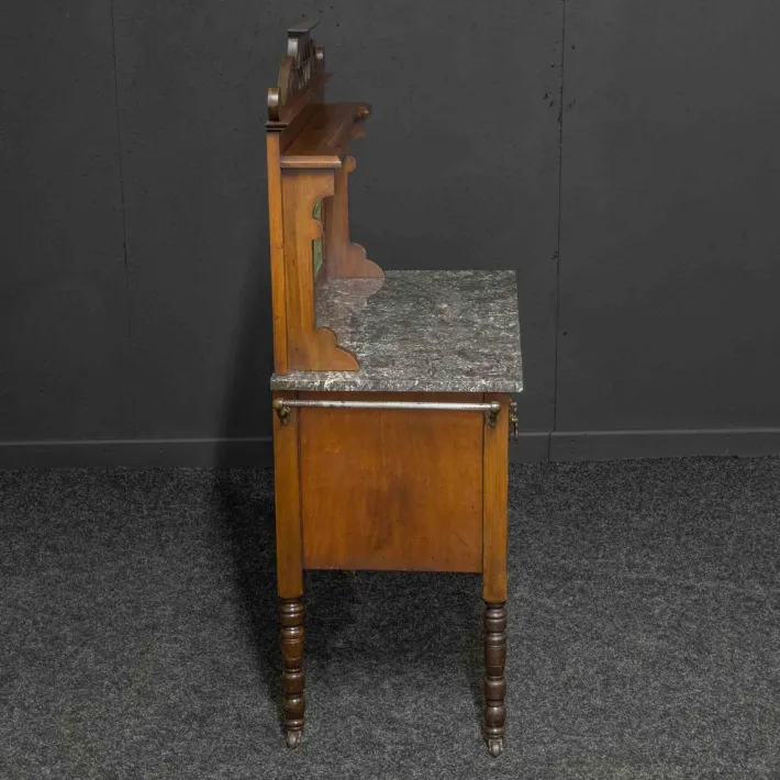 Pamono Victorian Walnut Washstand, 1890s Discount