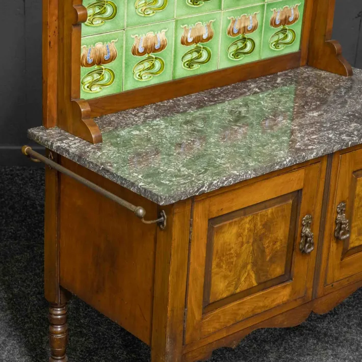 Pamono Victorian Walnut Washstand, 1890s Discount
