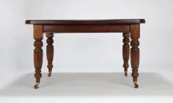 Pamono Victorian Wind Out Mahogany Extending Banquet Dining Table, England, 1910s Best