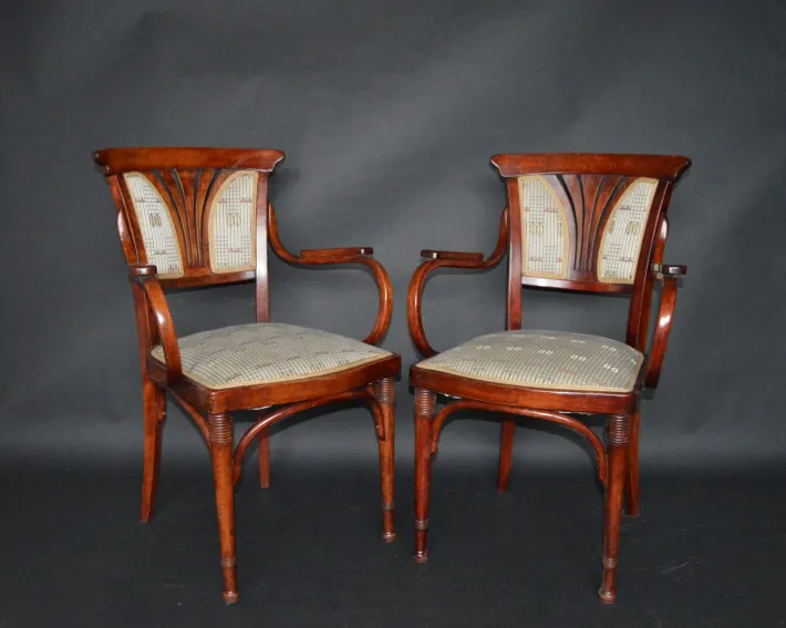 Pamono Vienna Secession Seating Set by J&J Kohn, Austria, 1910s, Set of 3 Best
