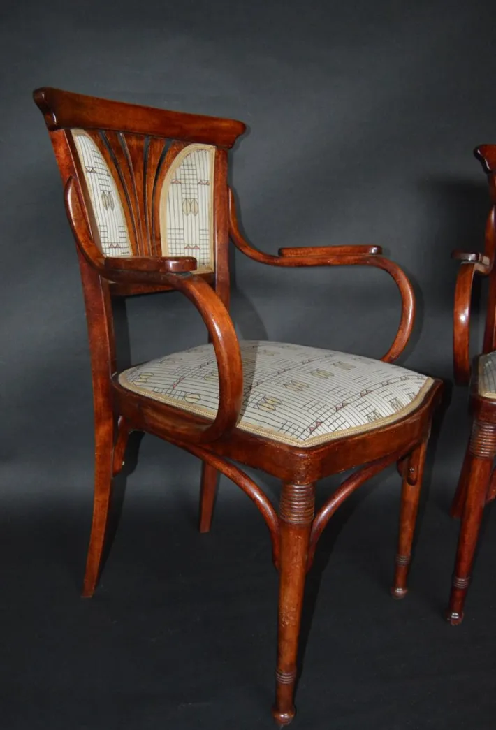 Pamono Vienna Secession Seating Set by J&J Kohn, Austria, 1910s, Set of 3 Best