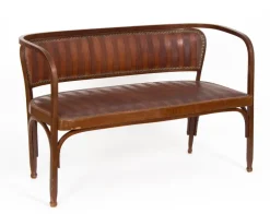 Pamono Vienna Secession Seating Set attributed to Gustav Siegel for J & J Kohn, 1905, Set of 5 Outlet