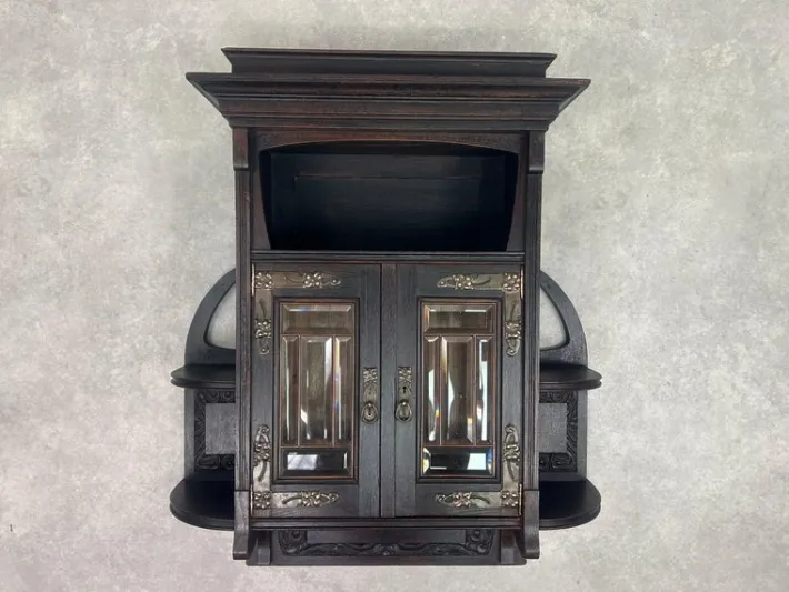 Pamono Vienna Secession Wall Cabinet, 1890s Hot