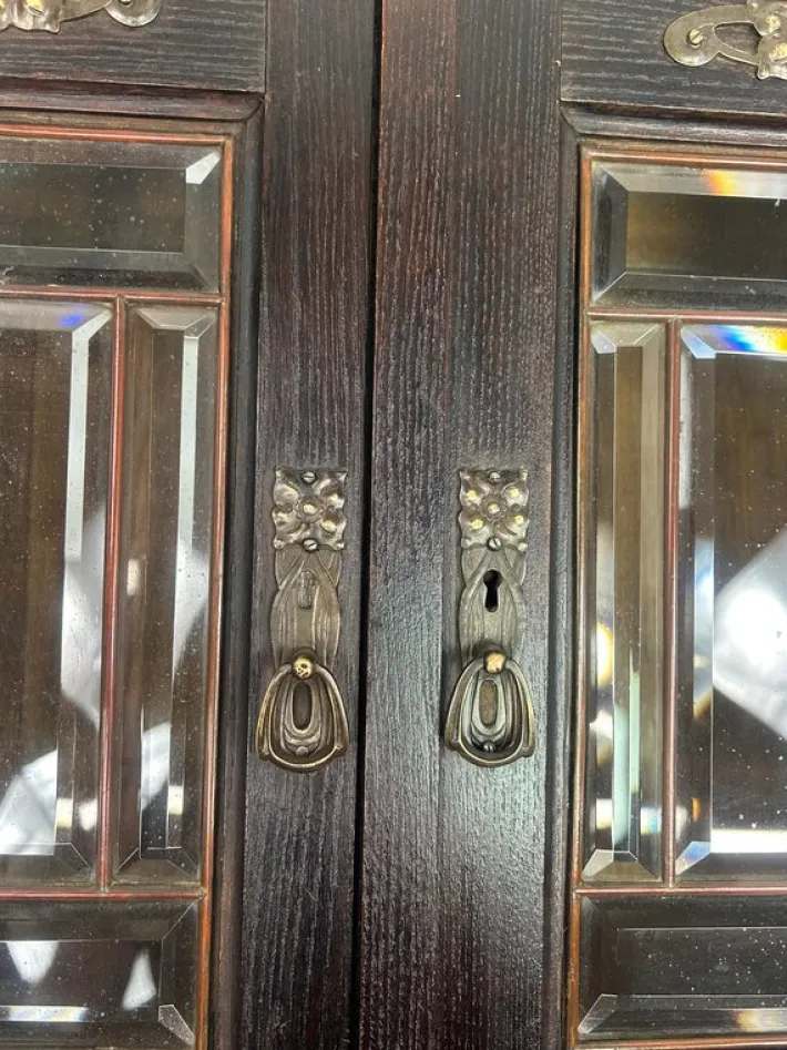 Pamono Vienna Secession Wall Cabinet, 1890s Hot