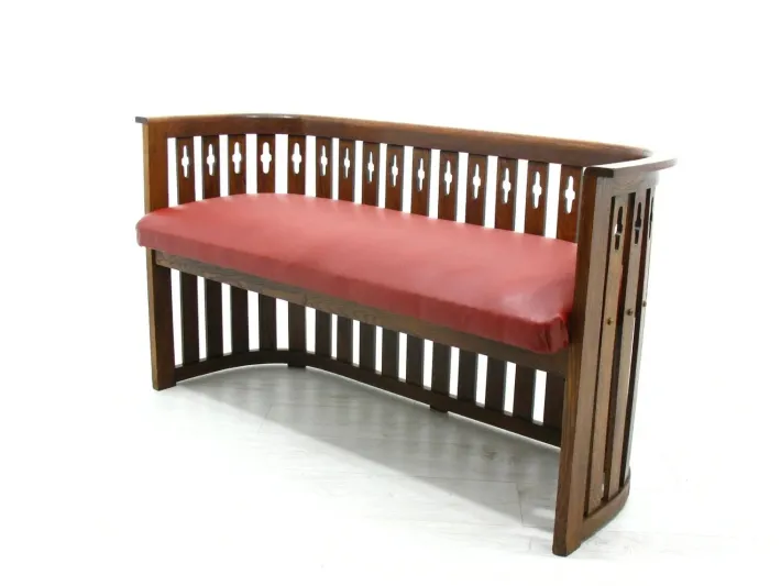 Pamono Viennese Arts & Crafts Oak Sofa and Chair, 1920s, Set of 2 Discount