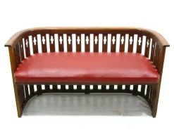 Pamono Viennese Arts & Crafts Oak Sofa and Chair, 1920s, Set of 2 Discount