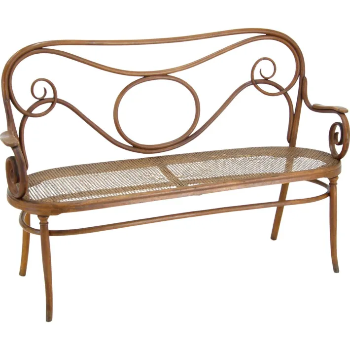 Pamono Viennese Bench by Michael Thonet for Thonet, 1900 Sale