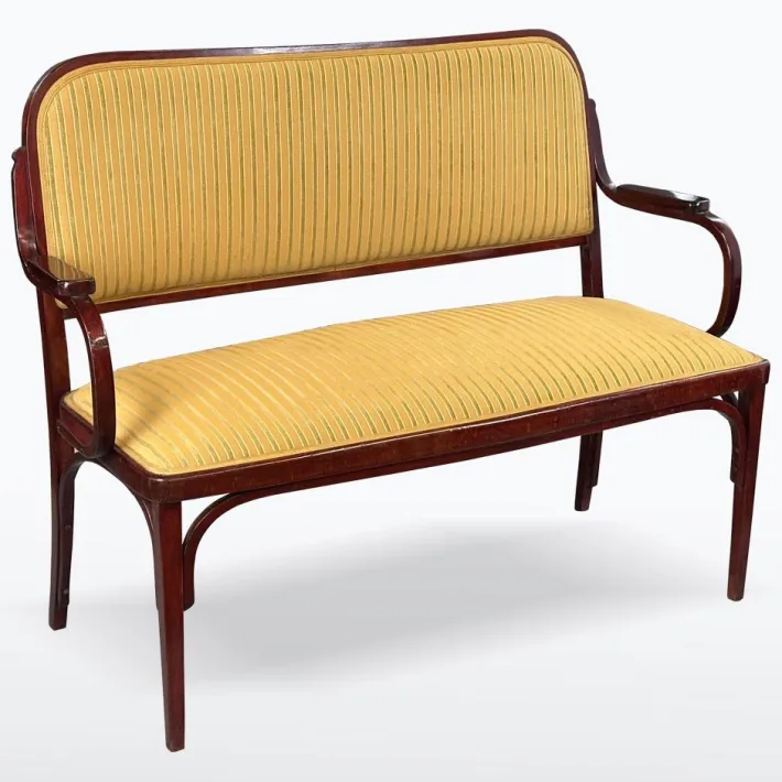 Pamono Viennese Secession Bentwood Bench by Otto Wagner for Jacob & Josef Kohn, 1916 Hot