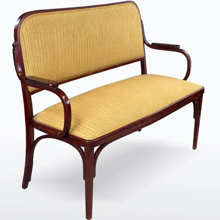 Pamono Viennese Secession Bentwood Bench by Otto Wagner for Jacob & Josef Kohn, 1916 Hot