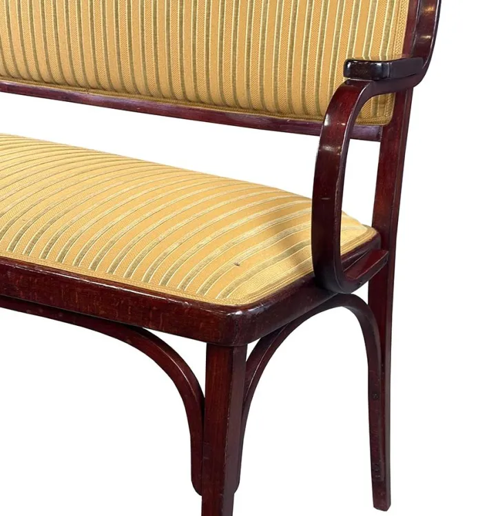 Pamono Viennese Secession Bentwood Bench by Otto Wagner for Jacob & Josef Kohn, 1916 Hot
