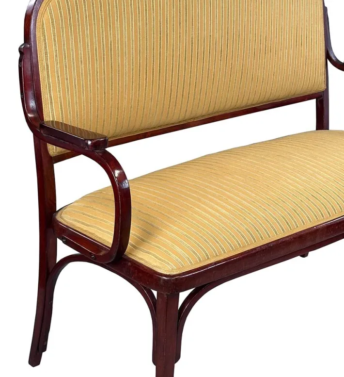 Pamono Viennese Secession Bentwood Bench by Otto Wagner for Jacob & Josef Kohn, 1916 Hot