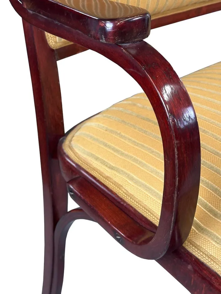 Pamono Viennese Secession Bentwood Bench by Otto Wagner for Jacob & Josef Kohn, 1916 Hot