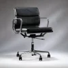 Pamono Vintage Adjustable Ea217 Soft Padded Desk Chair in Black Leather by Charles & Ray Eames for Vitra, 1990s Outlet