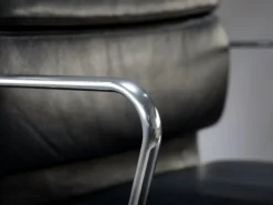 Pamono Vintage Adjustable Ea217 Soft Padded Desk Chair in Black Leather by Charles & Ray Eames for Vitra, 1990s Outlet