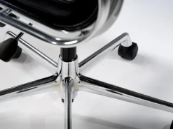 Pamono Vintage Adjustable Ea217 Soft Padded Desk Chair in Black Leather by Charles & Ray Eames for Vitra, 1990s Outlet