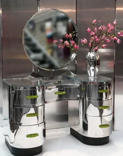 Pamono Vintage Aluminum Dressing Table