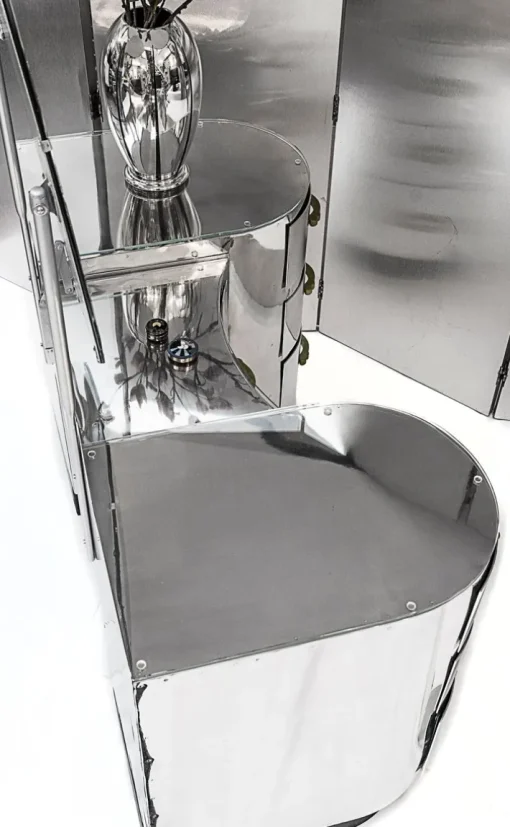 Pamono Vintage Aluminum Dressing Table