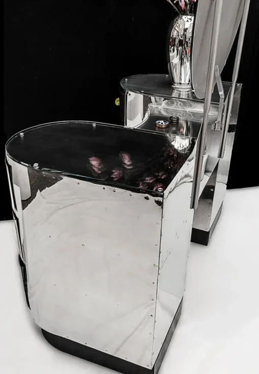 Pamono Vintage Aluminum Dressing Table