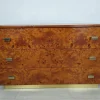 Pamono Vintage Amboyna Burl Chest of Drawers, 1970s New
