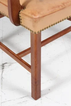 Pamono Vintage Armchair in Leather by Jacob Kjær, 1940s Clearance
