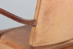 Pamono Vintage Armchair in Leather by Jacob Kjær, 1940s Clearance