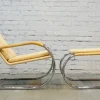 Pamono Vintage Armchair with Footrest Set by A. Lorenz for Tecta, 1987