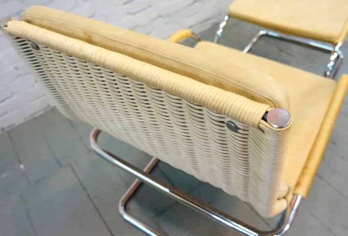 Pamono Vintage Armchair with Footrest Set by A. Lorenz for Tecta, 1987