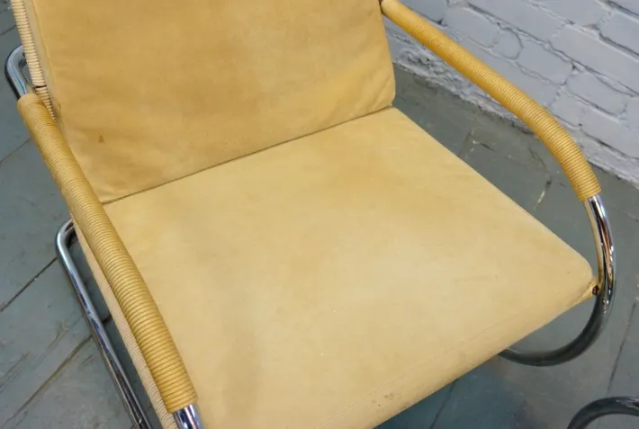 Pamono Vintage Armchair with Footrest Set by A. Lorenz for Tecta, 1987