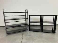 Pamono Vintage Art Deco Black Shelf, 1920s Outlet