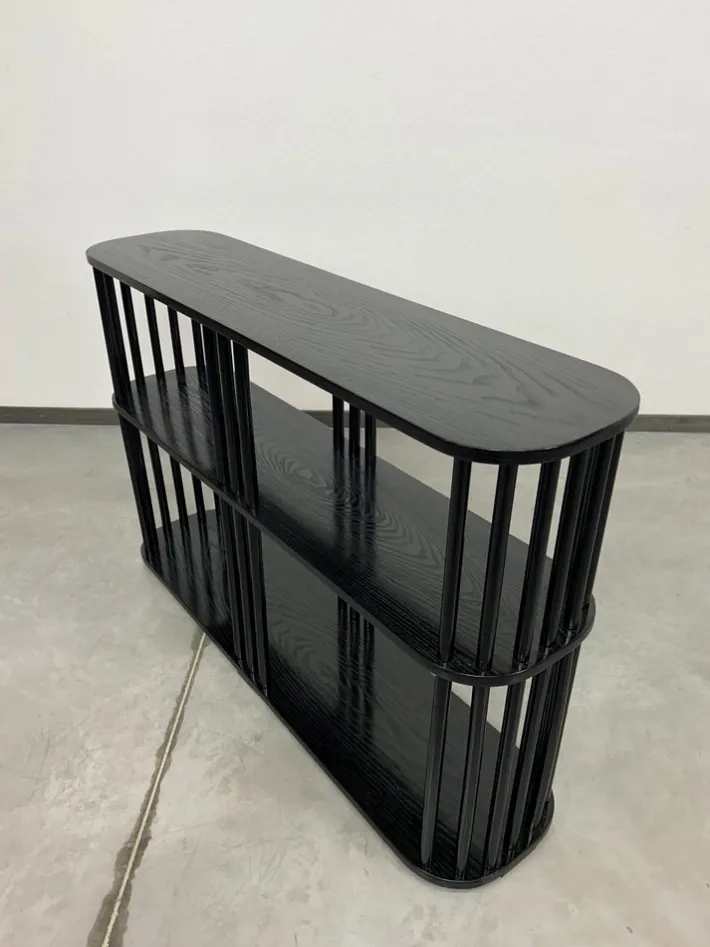 Pamono Vintage Art Deco Black Shelf, 1920s Outlet