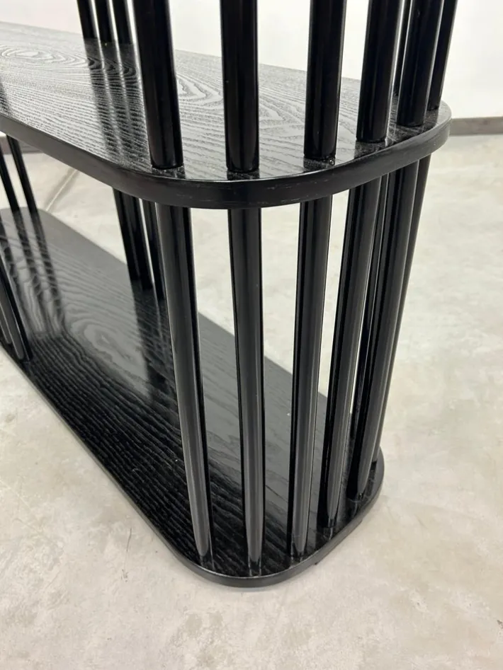 Pamono Vintage Art Deco Black Shelf, 1920s Outlet