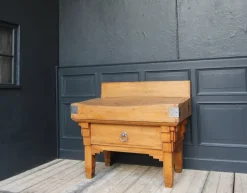 Pamono Vintage Art Deco Butcher Block Table, 1920s Outlet