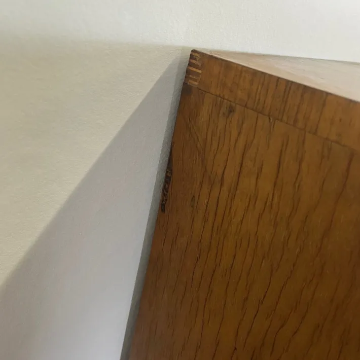 Pamono Vintage Art Deco Chest of Drawers in Flamed Walnut, 1930s Outlet