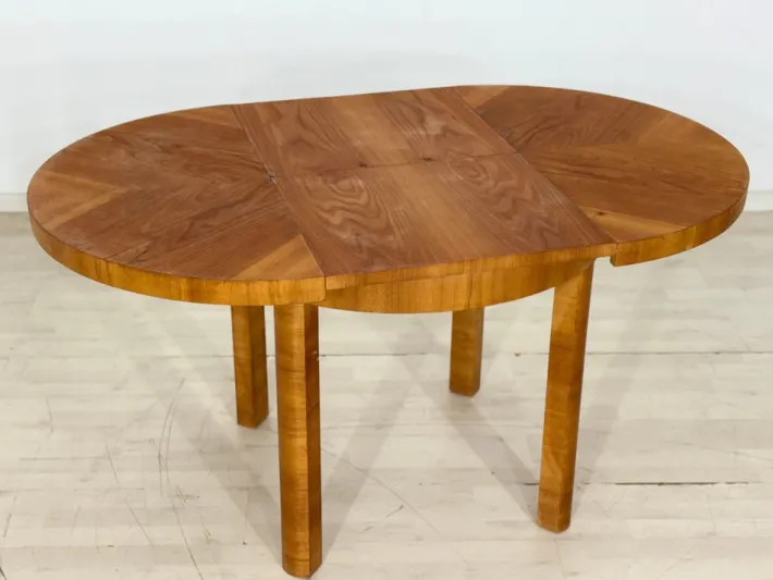 Pamono Vintage Art Deco Extendable Wooden Dining Table, 1940 Hot