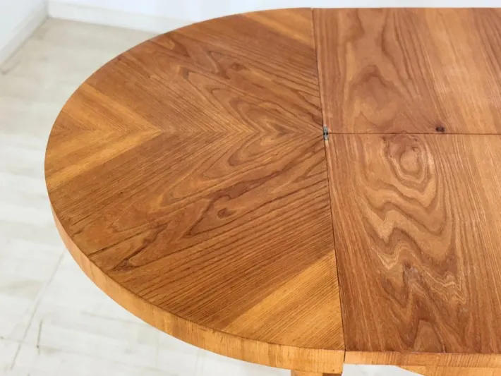 Pamono Vintage Art Deco Extendable Wooden Dining Table, 1940 Hot