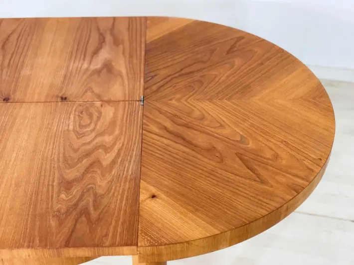 Pamono Vintage Art Deco Extendable Wooden Dining Table, 1940 Hot