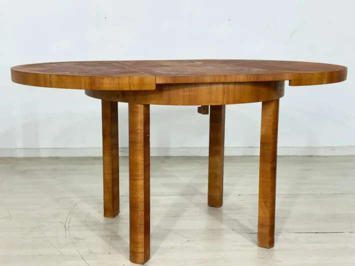 Pamono Vintage Art Deco Extendable Wooden Dining Table, 1940 Hot