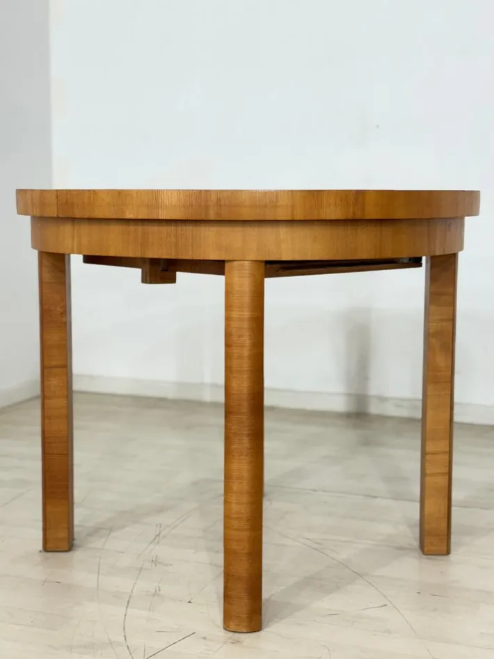 Pamono Vintage Art Deco Extendable Wooden Dining Table, 1940 Hot