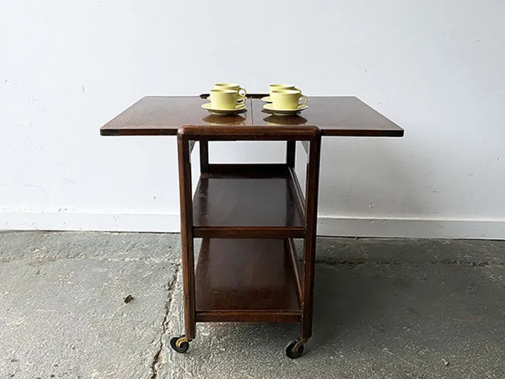 Pamono Vintage Art Deco Extending Drinks Trolley, 1930s Outlet