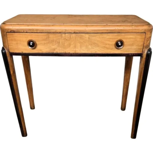 Pamono Vintage Art Deco Italian Walnut Root Desk, 1950s Best