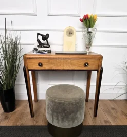 Pamono Vintage Art Deco Italian Walnut Root Desk, 1950s Best