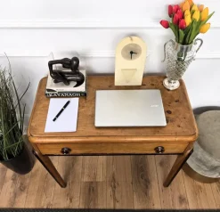 Pamono Vintage Art Deco Italian Walnut Root Desk, 1950s Best