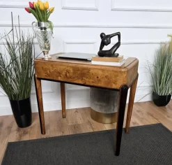 Pamono Vintage Art Deco Italian Walnut Root Desk, 1950s Best