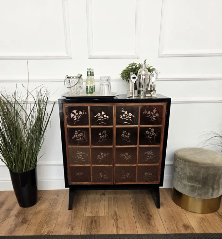 Pamono Vintage Art Deco Italian Dry Bar Cabinet, 1960s New