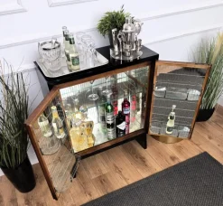 Pamono Vintage Art Deco Italian Dry Bar Cabinet, 1960s New