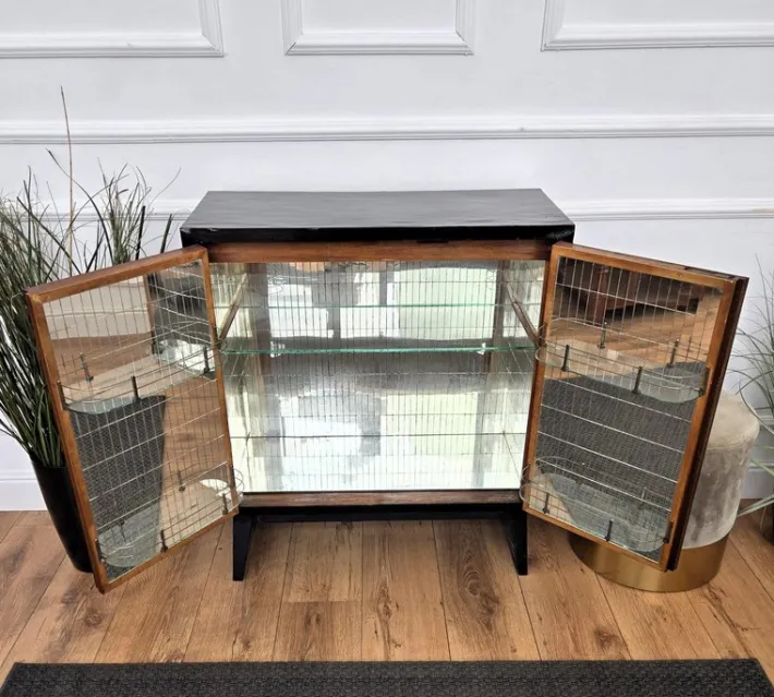 Pamono Vintage Art Deco Italian Dry Bar Cabinet, 1960s New
