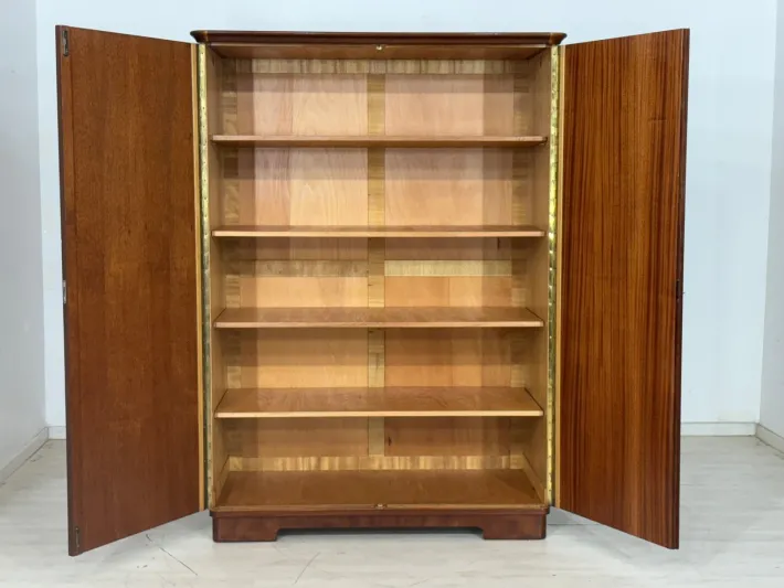 Pamono Vintage Art Deco Linen Wardrobe Discount