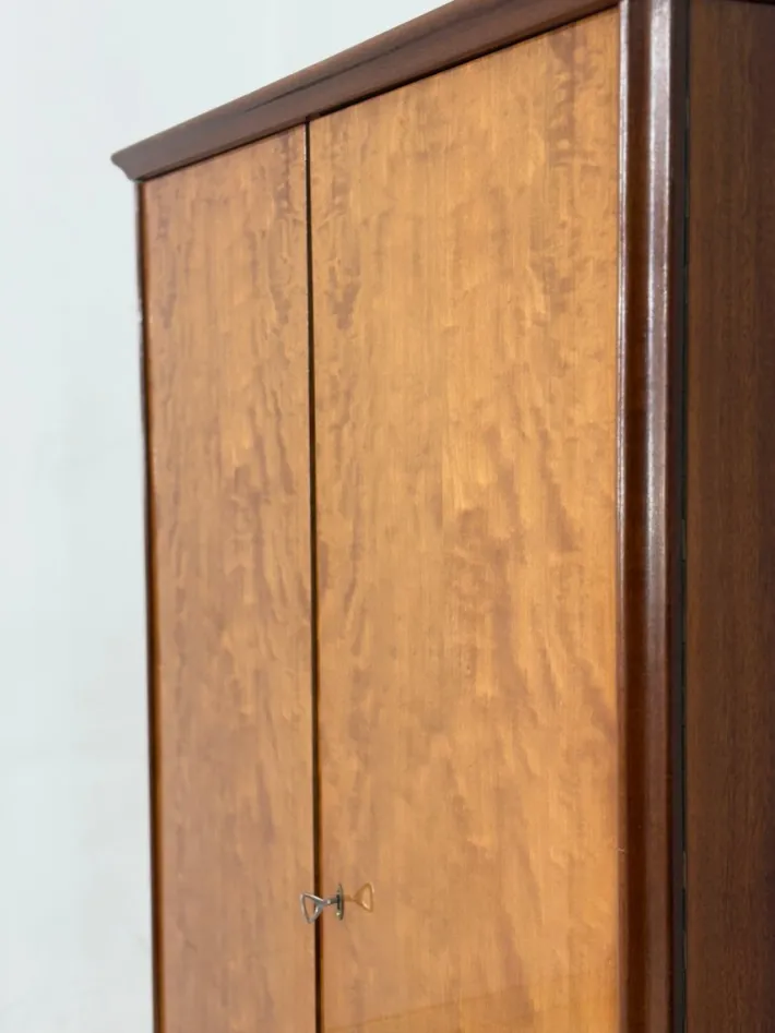 Pamono Vintage Art Deco Linen Wardrobe Discount