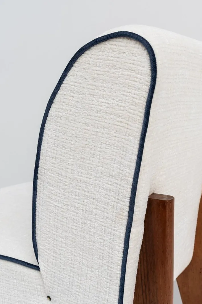 Pamono Vintage Art Deco Lounge Chairs with Pouf, 1940s, Set of 3 Discount